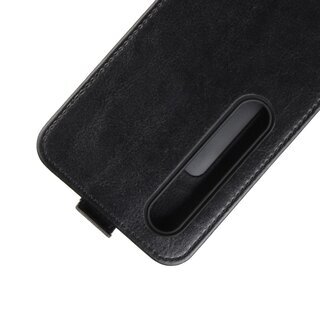 Flip Case Handyhlle fr Xiaomi Mi 10 Vertikal Schutzhlle Tasche Cover Schwarz Bumper Smartphone Kartensteckplatz-Kreditkarte-Geldscheine EC-Karte Bank-Karte
