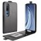 Flip Case Handyhülle für Xiaomi Mi 10 Vertikal Schutzhülle Tasche Cover Schwarz Bumper Smartphone Kartensteckplatz-Kreditkarte-Geldscheine EC-Karte Bank-Karte