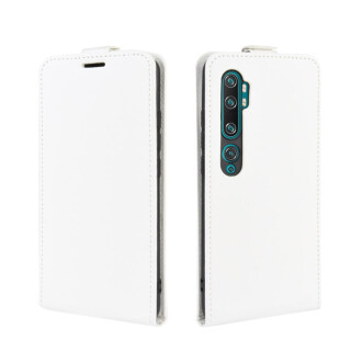 Flip Case Handyhlle fr Xiaomi Mi Note 10 Vertikal Schutzhlle Tasche Cover Wei Bumper Smartphone Kartensteckplatz-Kreditkarte-Geldscheine EC-Karte Bank-Karte
