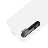 Flip Case Handyhülle für Xiaomi Mi Note 10 Vertikal Schutzhülle Tasche Cover Weiß Bumper Smartphone Kartensteckplatz-Kreditkarte-Geldscheine EC-Karte Bank-Karte