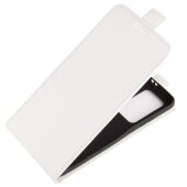 Flip Case Handyhülle für Huawei P40 Vertikal Schutzhülle Tasche Cover Weiß Bumper Smartphone Kartensteckplatz-Kreditkarte-Geldscheine EC-Karte Bank-Karte