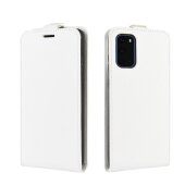 Flip Case Handyhülle für Samsung Galaxy S20 Vertikal Schutzhülle Tasche Cover Weiß Bumper Smartphone Kartensteckplatz-Kreditkarte-Geldscheine EC-Karte Bank-Karte