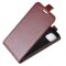 Flip Case Handyhülle für iPhone 11 Vertikal Schutzhülle Tasche Cover Braun Bumper Smartphone Kartensteckplatz-Kreditkarte-Geldscheine EC-Karte Bank-Karte