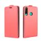 Flip Case Handyhülle für Huawei P40 Lite E Vertikal Schutzhülle Tasche Cover Rot Bumper Smartphone Kartensteckplatz-Kreditkarte-Geldscheine EC-Karte Bank-Karte