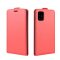 Flip Case Handyhülle  für Samsung Galaxy A51 Vertikal Schutzhülle Tasche Cover RotBumper Smartphone Kartensteckplatz-Kreditkarte-Geldscheine EC-Karte Bank-Karte