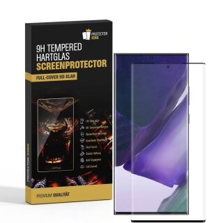 4x 9H Panzerglas für Samsung Galaxy Note 20 FULL CURVED 3D Klar Displayschutz Schutzfolie Schutzglas Panzerfolie Displayglas echtes Tempered Hartglas