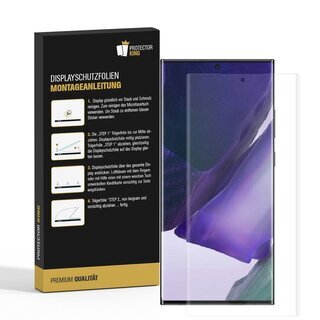 2x Panzerfolie fr Samsung Galaxy Note 20 Ultra FULL COVER Displayschutzfolie KLAR