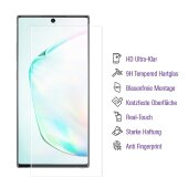2x UV-Liquid 9H Panzerglas für Samsung Galaxy Note 10 3D KLAR echtes Tempered Panzerhartglas Schutzglas Displayschutz Panzerfolie Schutzfolie Screen Protector