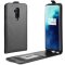 Flip Case Handyhülle für OnePlus 7 Pro Vertikal Schutzhülle Tasche Cover Schwarz Bumper Smartphone Kartensteckplatz-Kreditkarte-Geldscheine EC-Karte Bank-Karte
