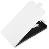 Flip Case Handyhülle für OnePlus 7 Pro Vertikal Schutzhülle Tasche Cover Weiß Bumper Smartphone Kartensteckplatz-Kreditkarte-Geldscheine EC-Karte Bank-Karte