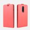 Flip Case Handyhülle für OnePlus 8 Vertikal Schutzhülle Tasche Cover Rot Bumper Smartphone Kartensteckplatz-Kreditkarte-Geldscheine EC-Karte Bank-Karte