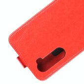 Flip Case Handyhülle für OnePlus Nord Vertikal Schutzhülle Tasche Cover Rot Bumper Smartphone Kartensteckplatz-Kreditkarte-Geldscheine EC-Karte Bank-Karte