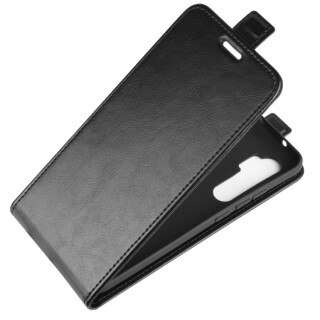 Flip Case Handyhlle fr Xiaomi Mi Note 10 Lite Vertikal Schutzhlle Tasche Cover Schwarz Bumper Smartphone Kartensteckplatz-Kreditkarte-Geldscheine EC-Karte Bank-Karte