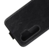 Flip Case Handyhülle für Xiaomi Mi Note 10 Lite Vertikal Schutzhülle Tasche Cover Schwarz Bumper Smartphone Kartensteckplatz-Kreditkarte-Geldscheine EC-Karte Bank-Karte