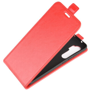 Flip Case Handyhlle fr Xiaomi Mi Note 10 Lite Vertikal Schutzhlle Tasche Cover Rot Bumper Smartphone Kartensteckplatz-Kreditkarte-Geldscheine EC-Karte Bank-Karte