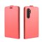 Flip Case Handyhülle für Xiaomi Mi Note 10 Lite Vertikal Schutzhülle Tasche Cover Rot Bumper Smartphone Kartensteckplatz-Kreditkarte-Geldscheine EC-Karte Bank-Karte