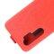 Flip Case Handyhülle für Xiaomi Mi Note 10 Lite Vertikal Schutzhülle Tasche Cover Rot Bumper Smartphone Kartensteckplatz-Kreditkarte-Geldscheine EC-Karte Bank-Karte