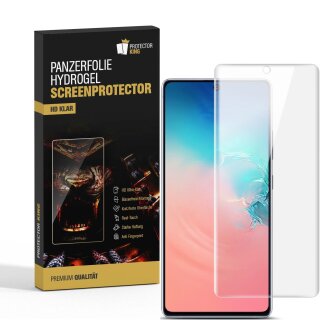 1x Hydrogel-Glass für Samsung Galaxy S10 Lite Selbstheilend für Micro Kratzer 3D KLAR Panzerfolie Displayschutz Schutzfolie Screen-Protector