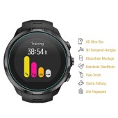 4x 9H Hartglas für Suunto 9 Smartwatch Panzerfolie Displayschutz HD KLAR Panzerglas Schutzglas Schutzfolie