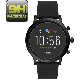 4x 9H Hartglas für Fosill The Carlyle HR (5.Gen) Panzerfolie Displayschutz KLAR Panzerglas