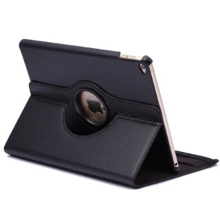 Schutzhülle für iPad 10.2 8 Gen. Tablet Hülle Schutz Tasche Case Cover Schwarz 360 Grad drehbar Rotation Bumper