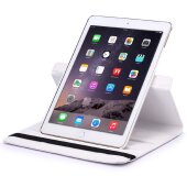 Schutzhülle für iPad 10.2 8 Gen. Tablet Hülle Schutz Tasche Case Cover Weiß 360 Grad drehbar Rotation Bumper
