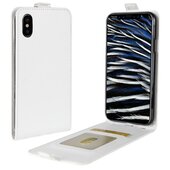 Handy Tasche für iPhone X/ XS Vertikal Flip Leder Schutz...