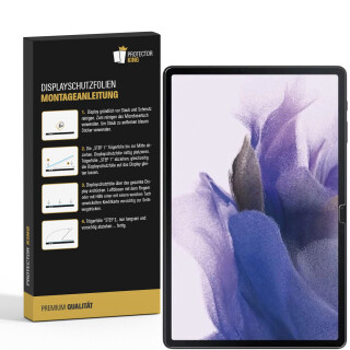 2x Displayfolie fr Samsung Galaxy Tab S7 ANTI-REFLEX Displayschutzfolie MATT Schutzfolie