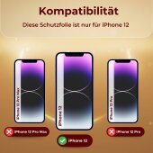 6x 9H Panzerglas für iPhone 12 HD KLAR echtes...