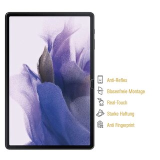 1x Displayfolie fr Samsung Galaxy Tab S7 Plus ANTI-REFLEX Displayschutzfolie MATT Schutzfolie