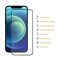 1x 9H Hartglas für iPhone 12 FULL COVER Panzerfolie Displayschutz Schwarz KLAR Panzerglas Schutzglas