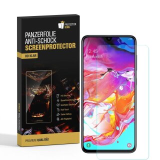 3x 9H Nano-Glass für Samsung Galaxy A10 3D KLAR Anti-Shock Anti-Bruch Anti-Stoß Anti-Schmutz Panzernanoglas Displayschutz Schutzfolie Panzerfolie Panzerglas Screen-Protector