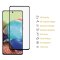 3x 9H Hartglas für Samsung Galaxy A71 FULL COVER Panzerfolie Displayschutz KLAR Panzerglas Schutzglas Displayglas Folie