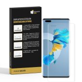 6x Panzerfolie für Huawei Mate 40 FULL CURVED ANTI-SHOCK Displayschutz Schutzfolie HD-KLAR PET Kunststoff Displayfolie Folie