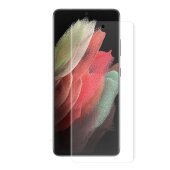 1x Hydrogel-Glass für Samsung Galaxy S21 Ultra Selbstheilend für Micro Kratzer 3D KLAR Panzerfolie Displayschutz Schutzfolie Screen-Protector