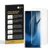 6x Hydrogel-Glass für Huawei P40 Pro Selbstheilend für Micro Kratzer 3D KLAR Panzerfolie Displayschutz Schutzfolie Screen-Protector