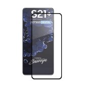 6x 9H Hartglas für Samsung Galaxy S21 Plus FULL COVER Schutzfolie Schutzglas SW Klar Displayschutz Panzerfolie Displayglas Tempered Glasfolie Panzerglas Sicherheitsglas Echtglas