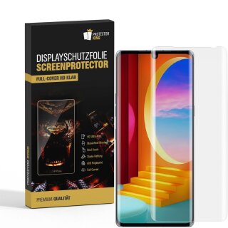 2x Displayschutzfolie für LG Velvet FULL COVER Displayfolie Folie HD KLAR