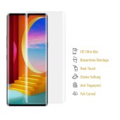 6x Displayschutzfolie für LG Velvet FULL COVER Displayfolie Folie HD KLAR