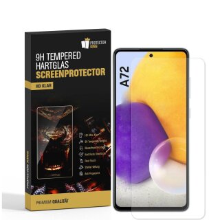 6x 9H Hartglas für Samsung Galaxy A72 Schutzfolie Schutzglas Klar Displayglas Tempered Glasfolie Panzerglas Sicherheitsglas Echtglas Displayschutz Panzerfolie