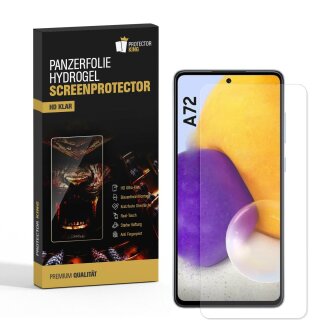 3x Hydrogel-Glass für Samsung Galaxy A72 Selbstheilend für Micro Kratzer 3D KLAR Panzerfolie Displayschutz Schutzfolie Screen-Protector