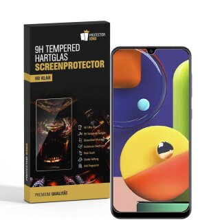 2x 9H Hartglas für Samsung Galaxy A50s Schutzfolie Schutzglas Displayglas Tempered Glasfolie Panzerglas Sicherheitsglas Echtglas Displayschutz Panzerfolie