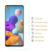 1x 9H Panzerglas für Samsung Galaxy A21s Displayschutz Panzerfolie Schutzfolie Hartglas Schutzglas Displayglas Tempered Glasfolie Sicherheitsglas Echtglas
