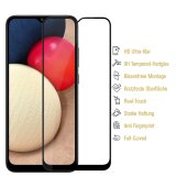 6x 9H Panzerglas für Samsung Galaxy A02s FULL COVER Displayschutz Schutzglas Hartglas Schutzfolie Panzerfolie KLAR Tempered echtes Displayglas Glasfolie Displayfolie Folie Transparent