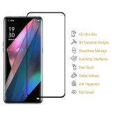 1x 9H Hartglas für Oppo Find X3 Pro FULL CURVED Displayschutz Panzerfolie 3D Panzerglas Schutzglas Schutzfolie Displayglas Glasfolie