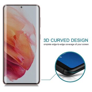 Full Cover Schutzfolie für Samsung Galaxy Fit Full Edge Screen Displayschutz 2x 