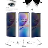 2x 9H Panzerglas für OnePlus 8 Pro FULL CURVED PRIVACY ANTY-SPY Displayschutz Panzerfolie Schutzfolie Hartglas Schutzglas Displayglas Tempered Glasfolie Sicherheitsglas Echtglas Blickschutz