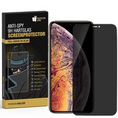 2x 9H Hartglas für iPhone 12 FULL COVER ANTI-SPY Privacy...