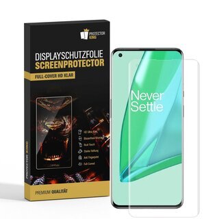 3x Displayfolie fr OnePlus 9 Pro FULL COVER Displayschutz Schutzfolie HD KLAR