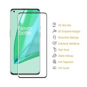 2x 9H Hartglas für OnePlus 9 FULL COVER Schutzglas Schutzfolie Displayschutz Panzerfolie KLAR Panzerglas Tempered echtes Displayglas Glasfolie Displayfolie Folie